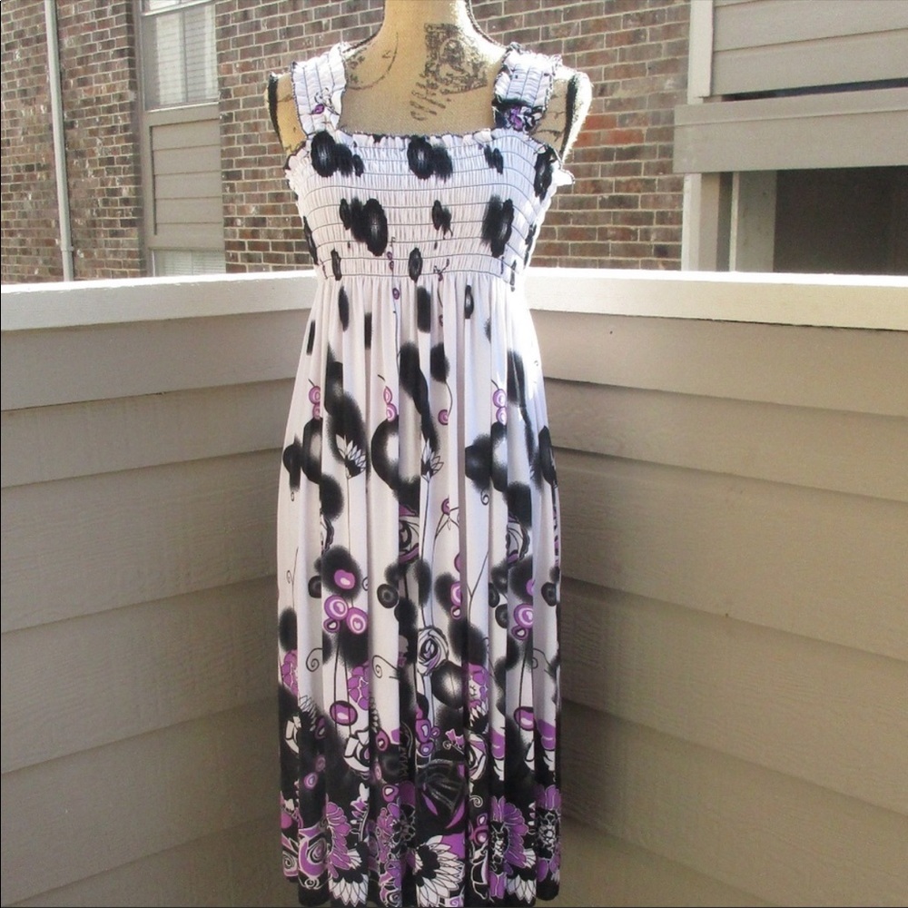 L-XL poly spandex sun dress